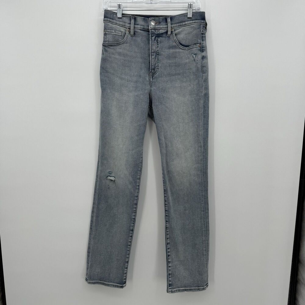 Express 90s Slim Super High Rise Lightwash Jeans Womens Size 8 Regular